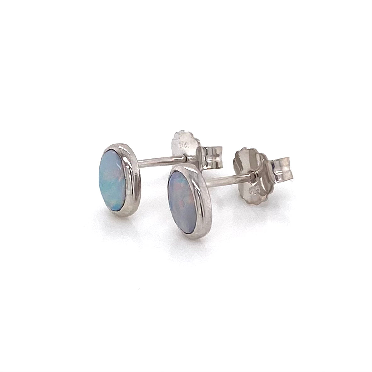 Studs - Solid opal See 297