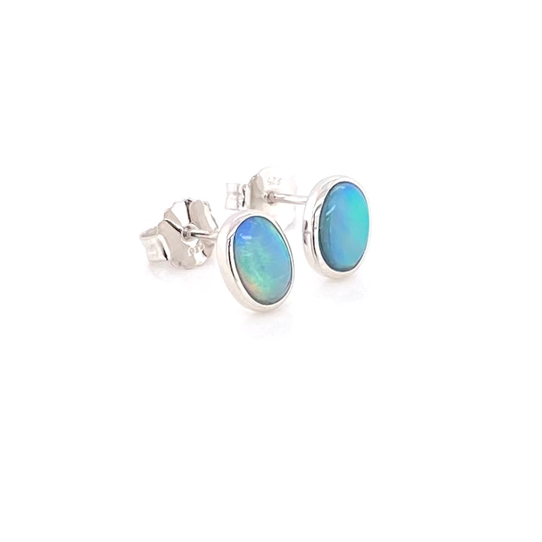 Studs - Solid opal See 185