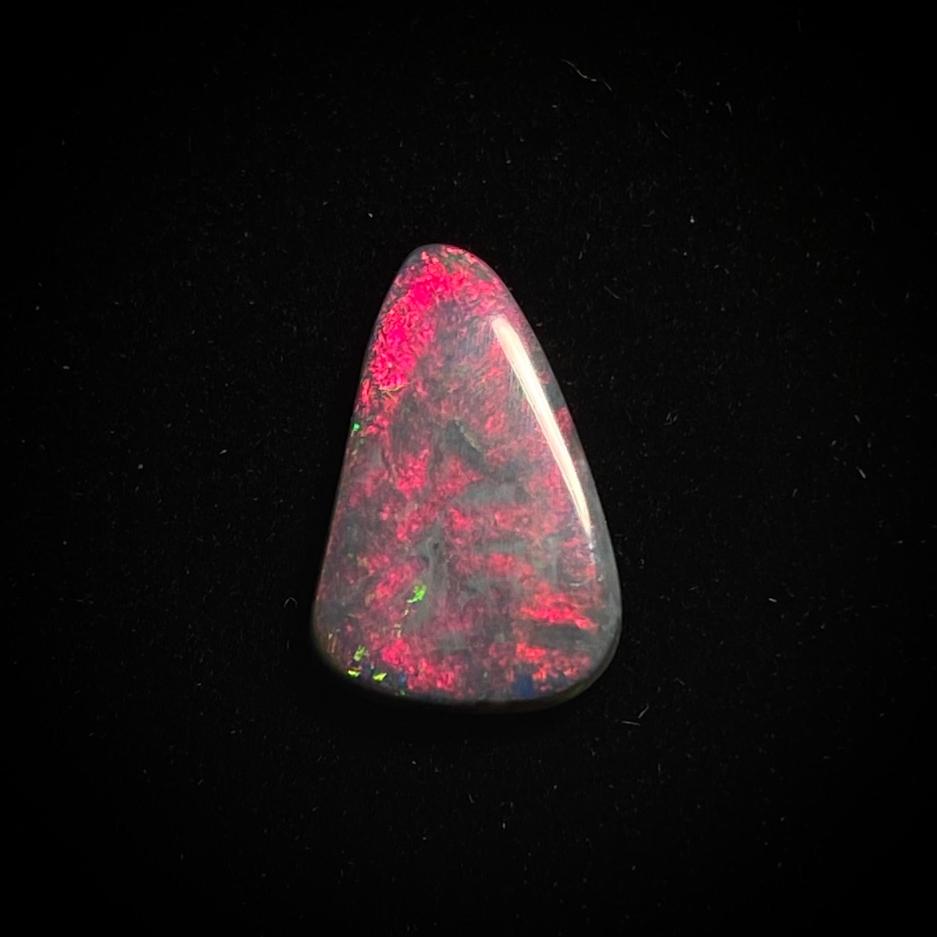 Solid black opal - 11332