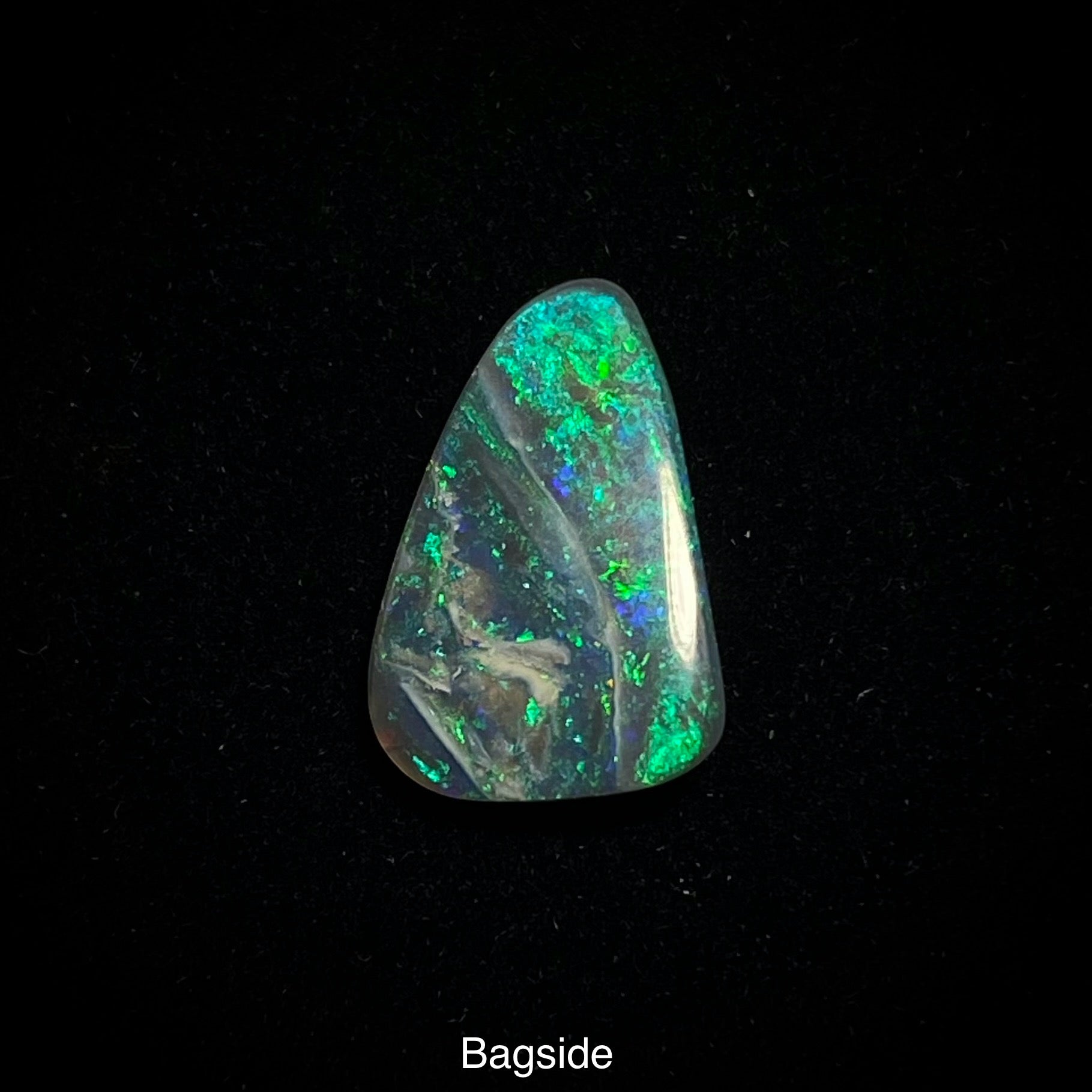 Solid black opal - 11332