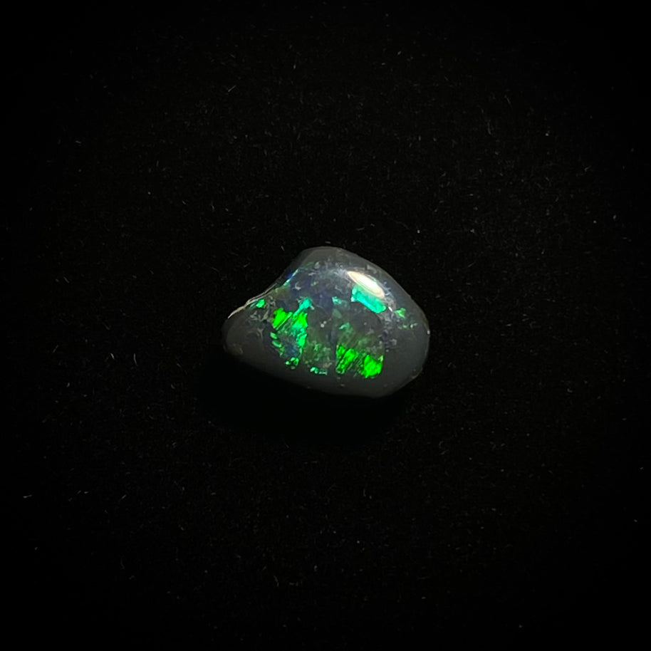 Solid black opal - 11334