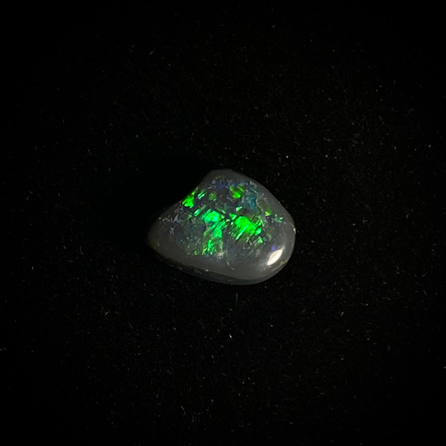Solid black opal - 11334