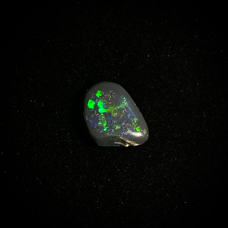 Solid black opal - 11334