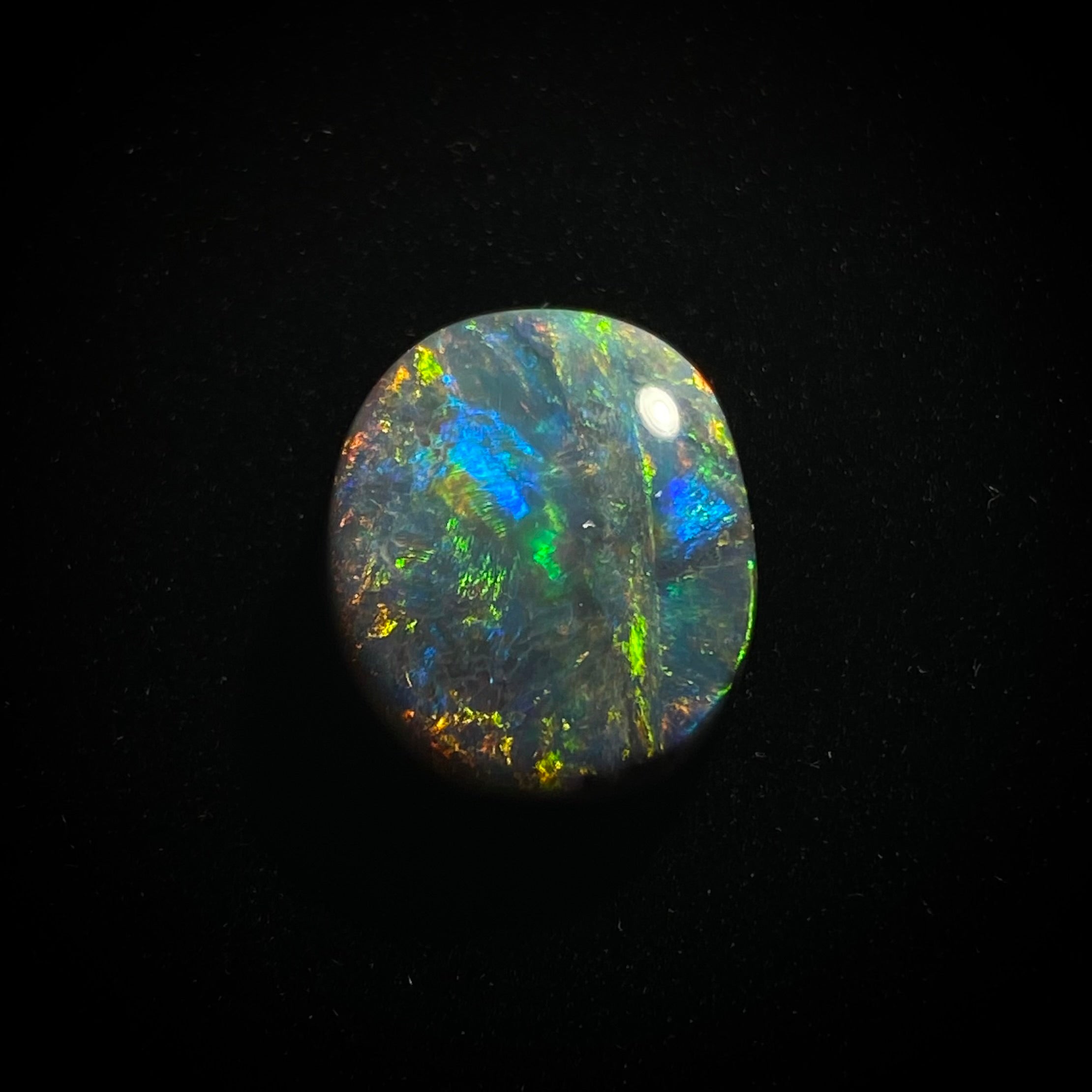 Solid black opal - 11389