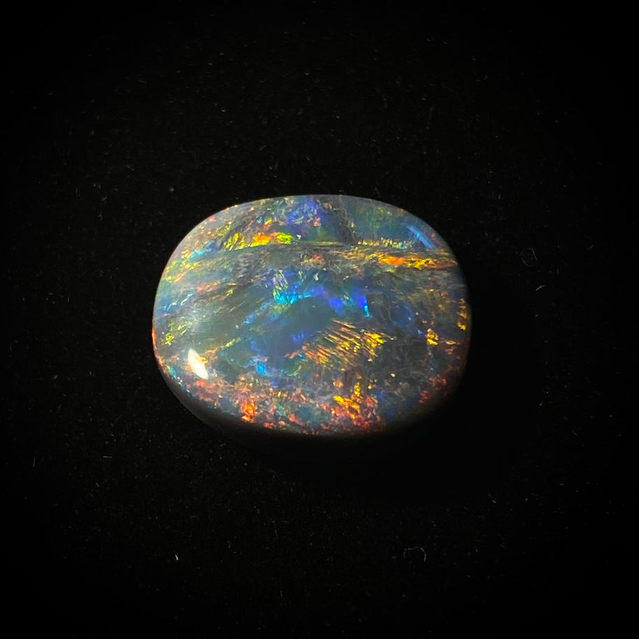 Solid black opal - 11389