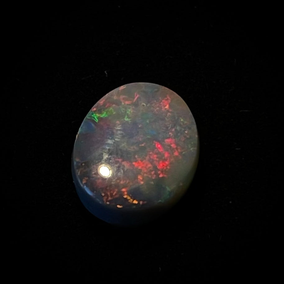 Solid black opal - 11407