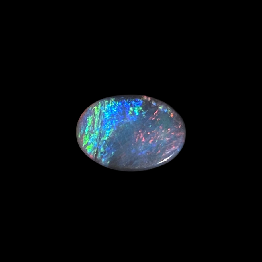 Solid black opal - 11419