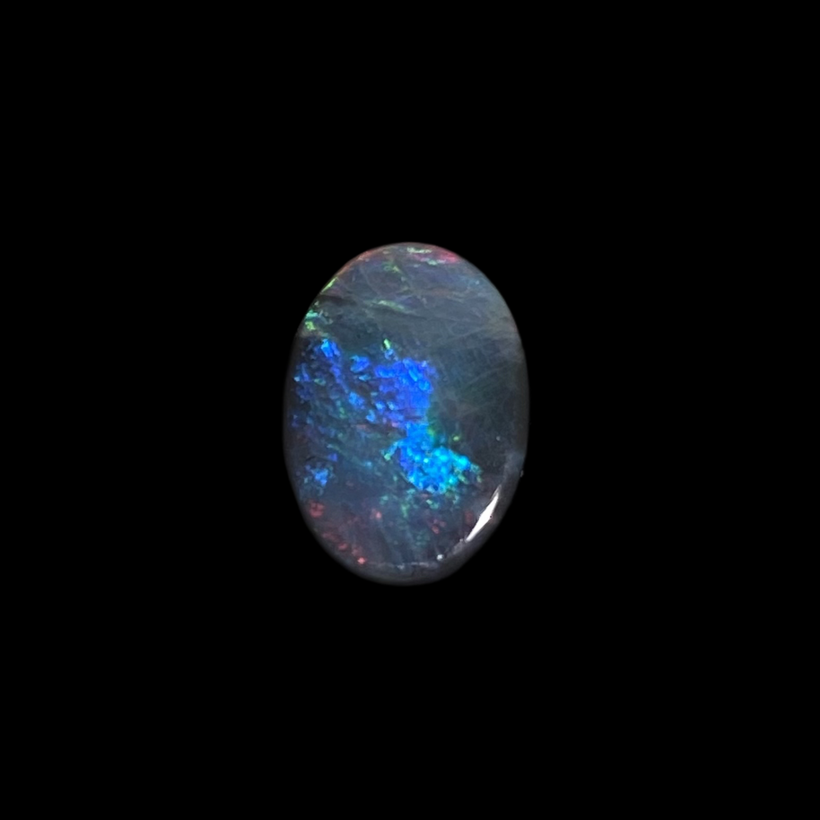 Solid black opal - 11419