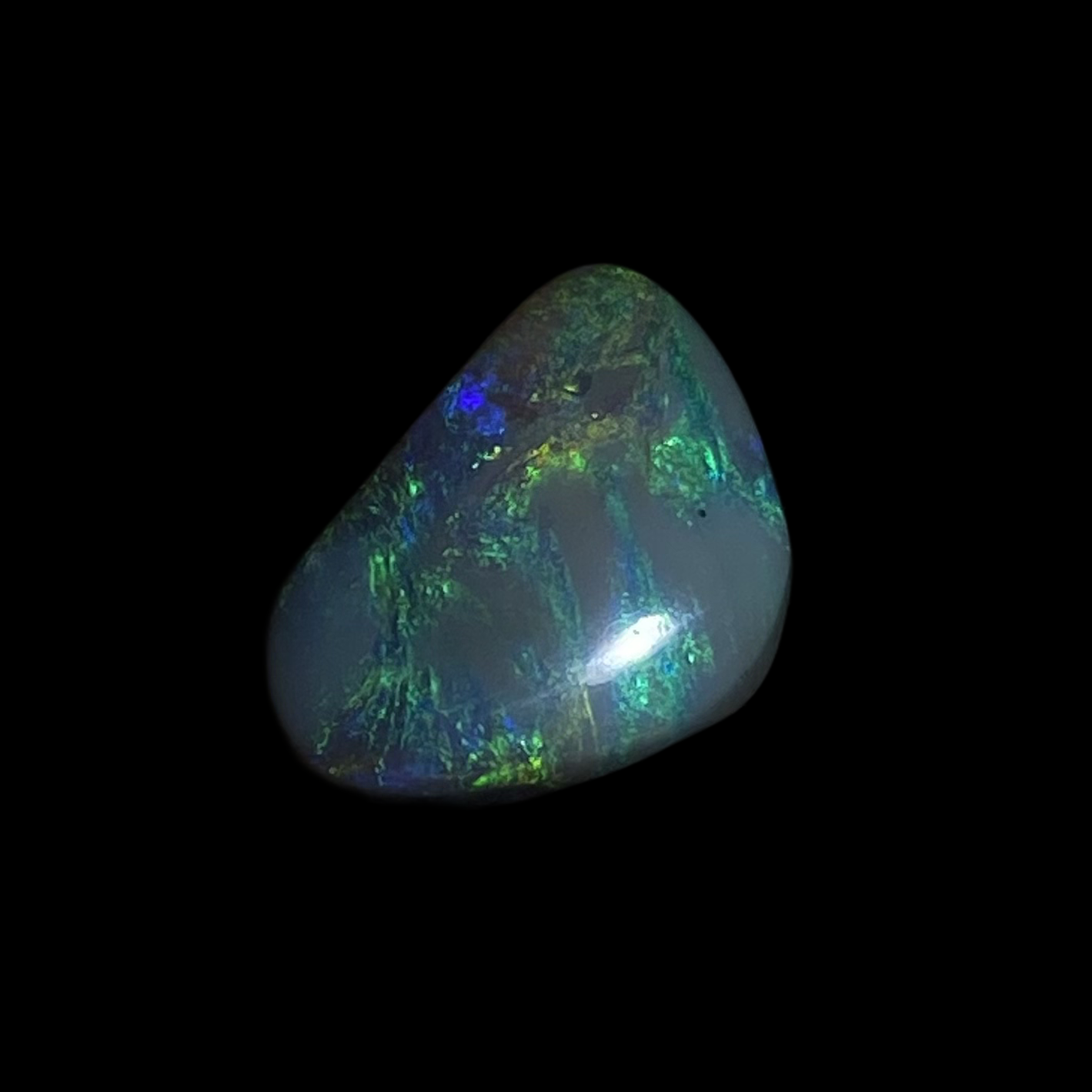 Solid mørk/crystal opal – 11452