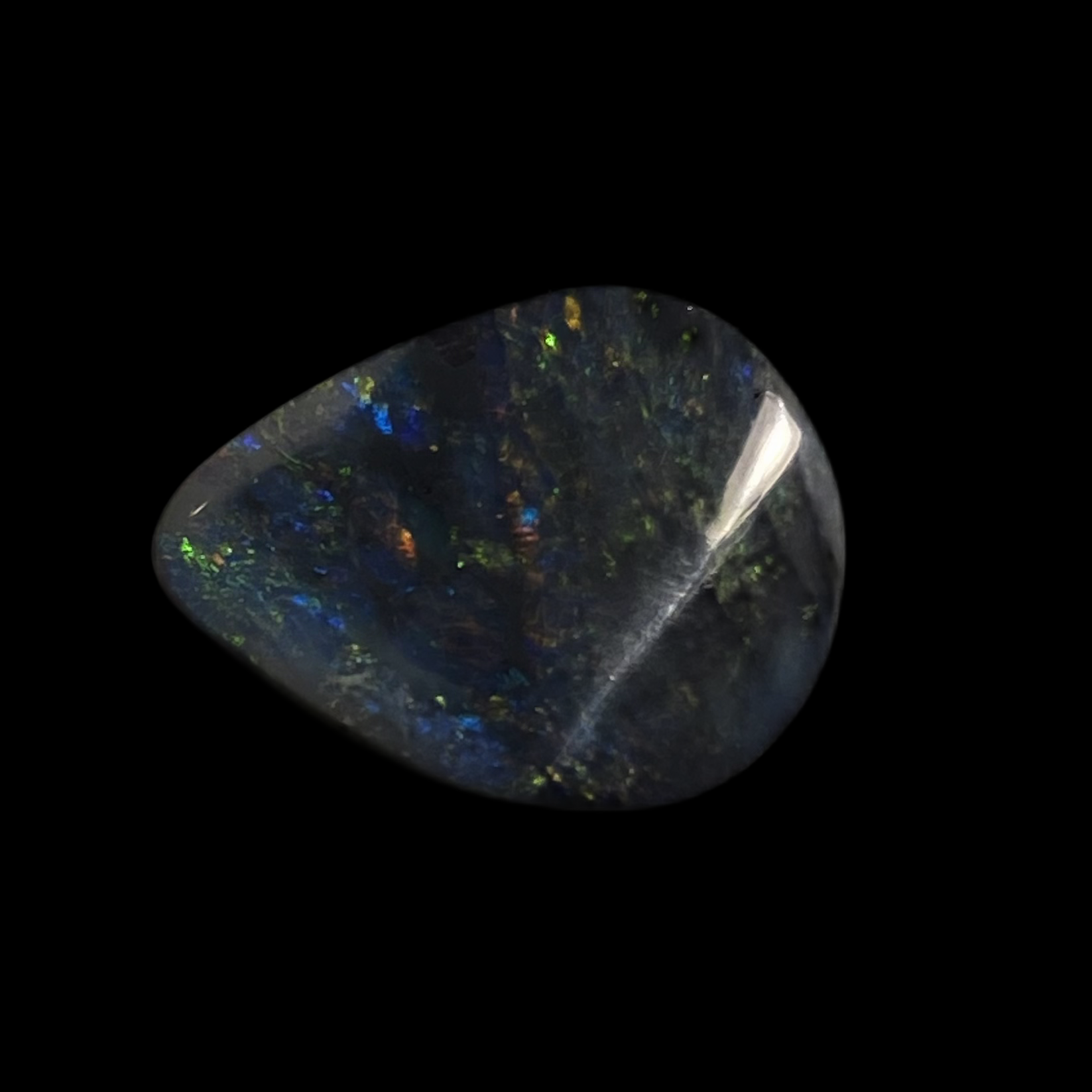 Solid black opal – 11509