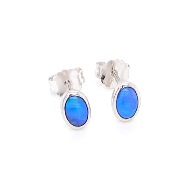 Studs - Solid opals see 236