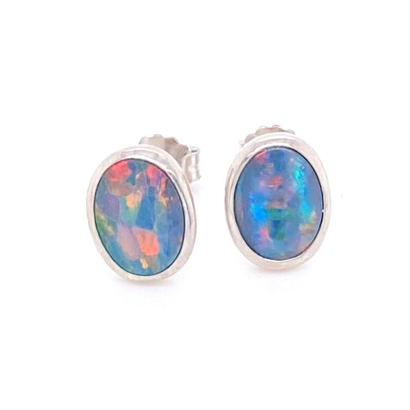 Earrings - Doublet opals See 229