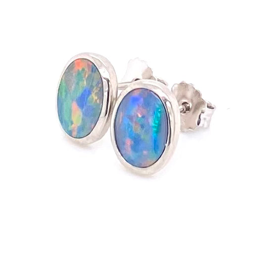 Earrings - Doublet opals See 229