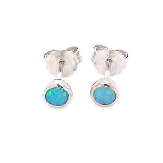 Studs - Solid opals See 218