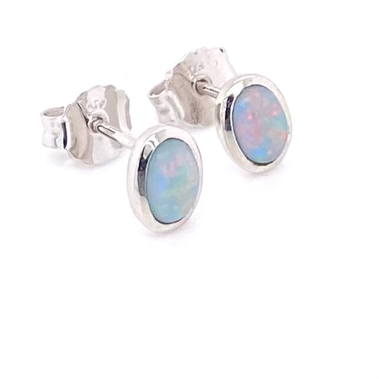 Studs - Solid opal See 189