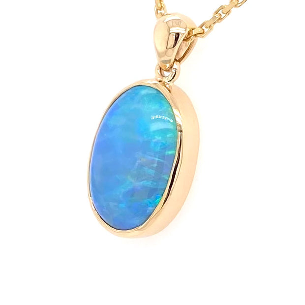 Vedhæng - Solid opal Gp 229