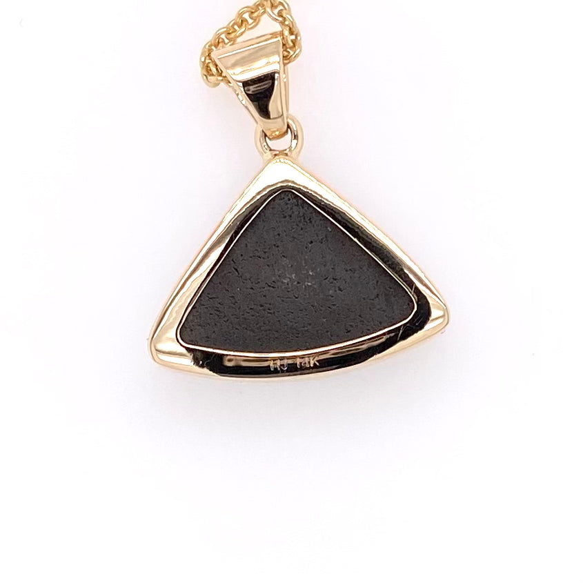 Pendant - Solid boulder opal Gp 228
