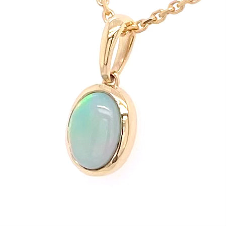 Vedhæng - Solid opal Gp 235