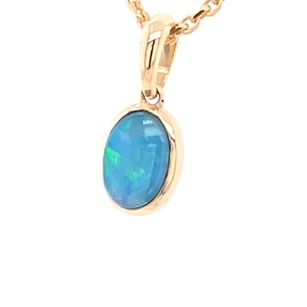 Vedhæng - Solid opal Gp 234