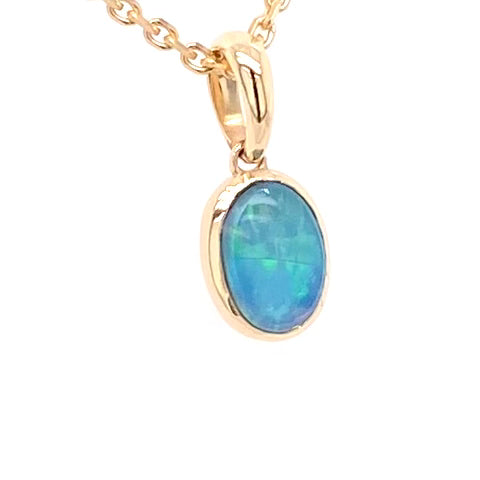 Vedhæng - Solid opal Gp 234