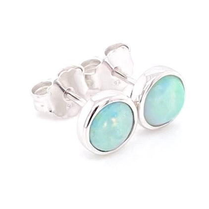 Studs - Solid opal See 260