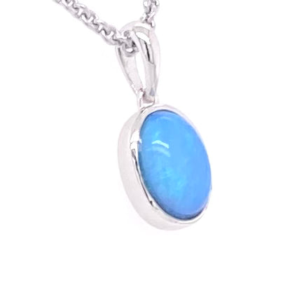 Vedhæng - Solid opal Sp 218