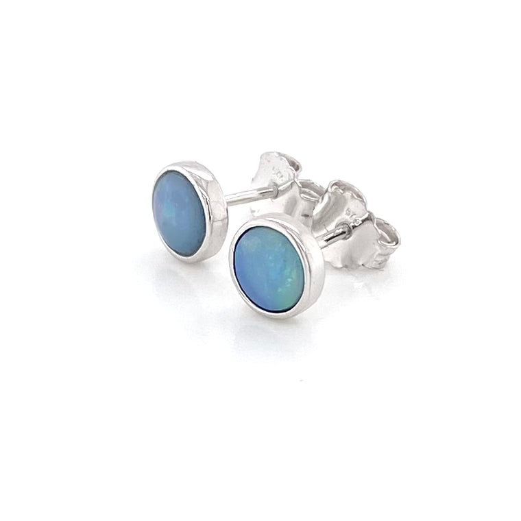 Studs - Solid opal See 276