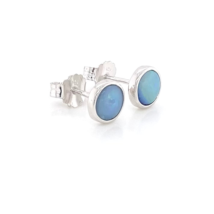 Studs - Solid opal See 276