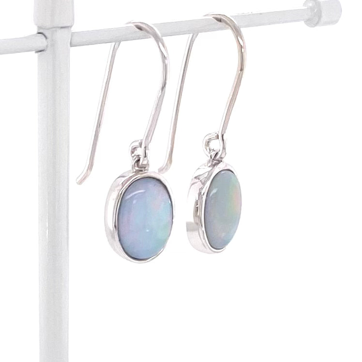 Earrings - Solid opals Sh 061