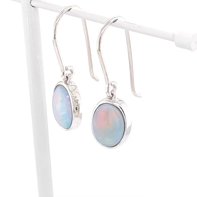 Earrings - Solid opals Sh 061