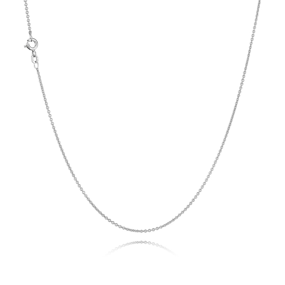 Necklace - 0.5 mm silver