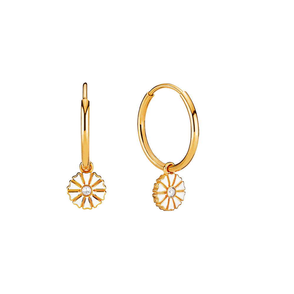 Øreringe - Marguerit 7.5 mm