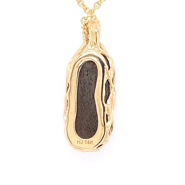 Pendant - Solid Boulder opal Gp 154