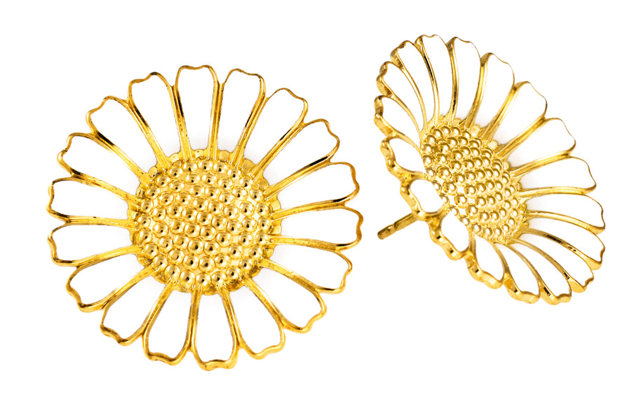 Stud earrings - Daisy 25 mm