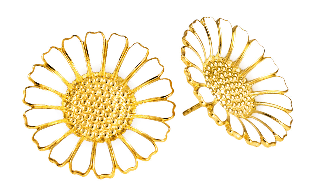 Stud earrings - Daisy 25 mm