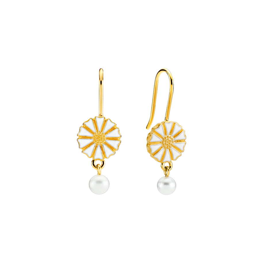Earrings - Daisy with pearl
