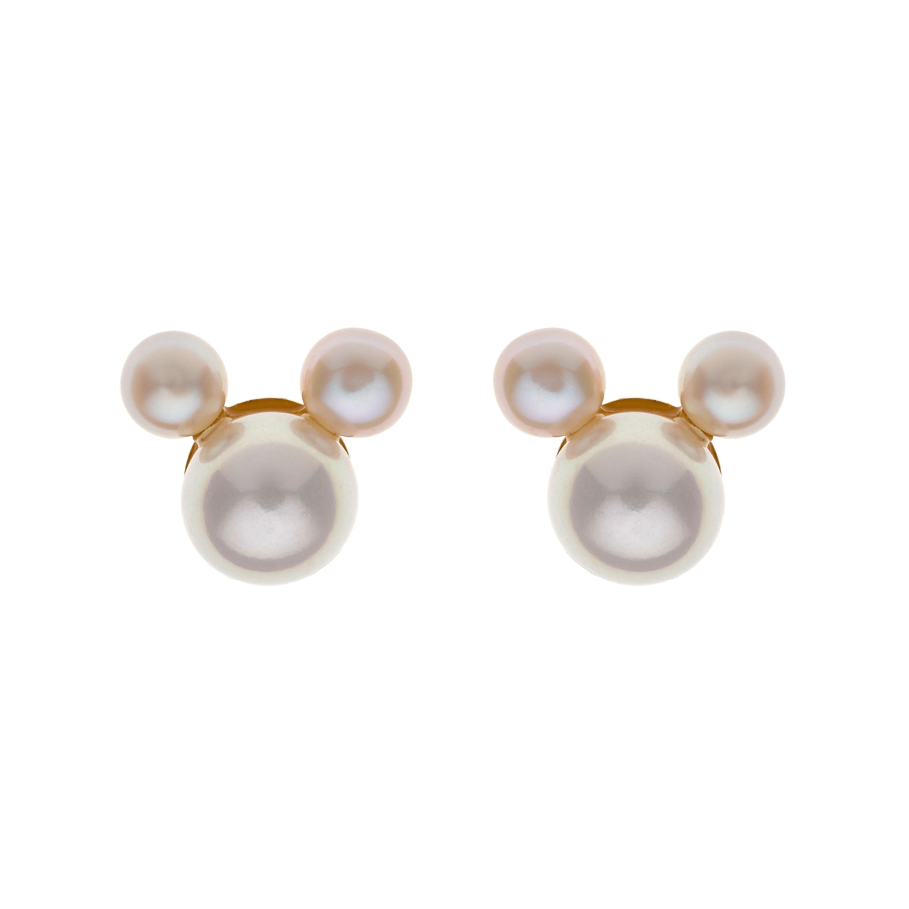 Ear studs - Mickey Mouse