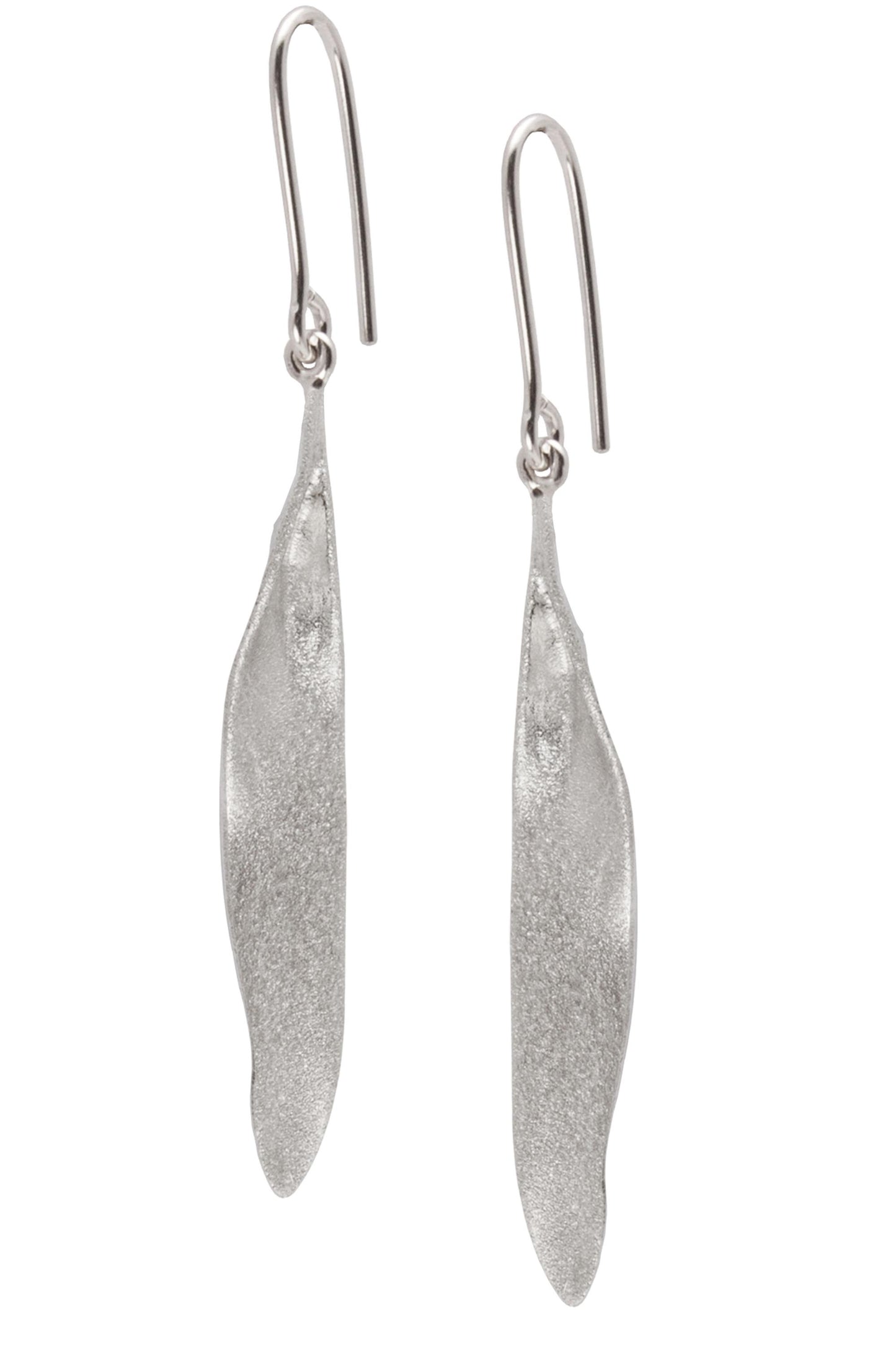 Earrings - Grass small narrow
