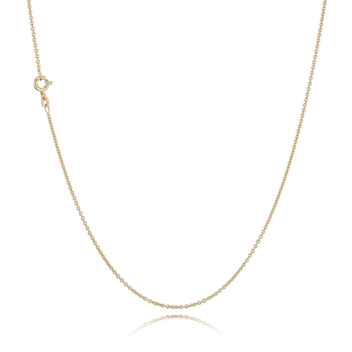 Necklace - 0.3 mm 14k gold