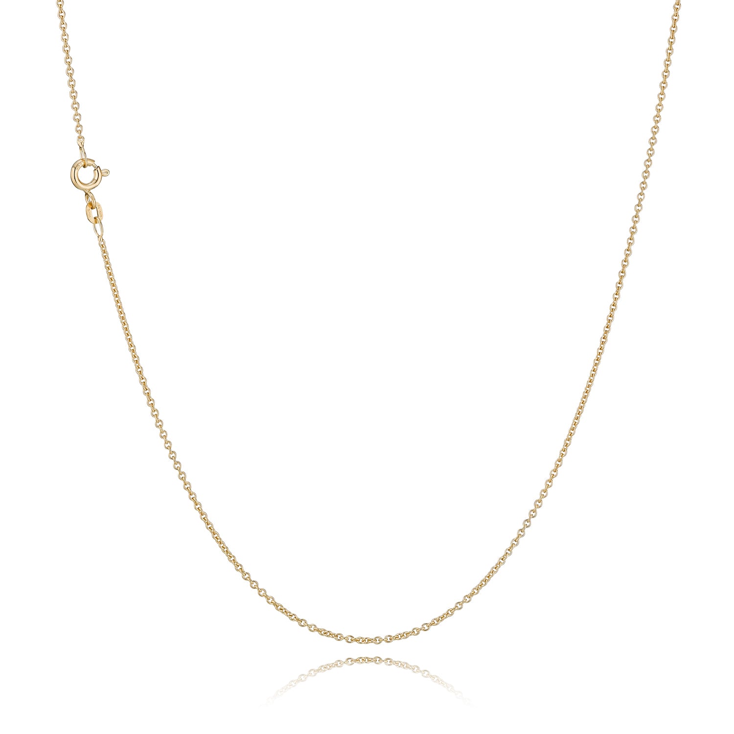 Necklace - 0.4 mm 14k gold