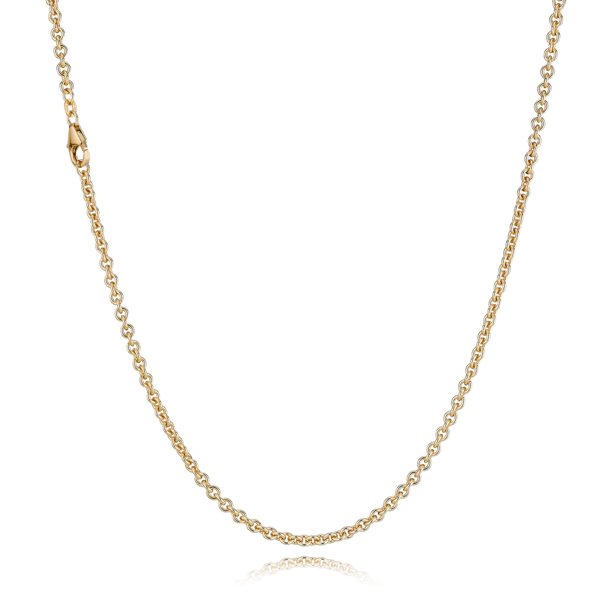 Necklace - 0.5 mm 14k gold