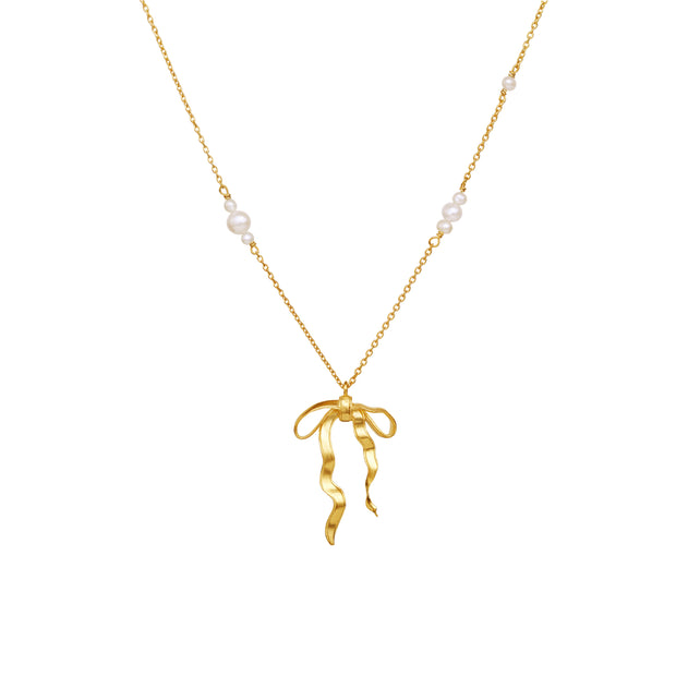 Effie halskæde fra Maanesten. Forgyldt sølv.