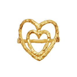 Felicity ring fra Maanesten - Forgyldt