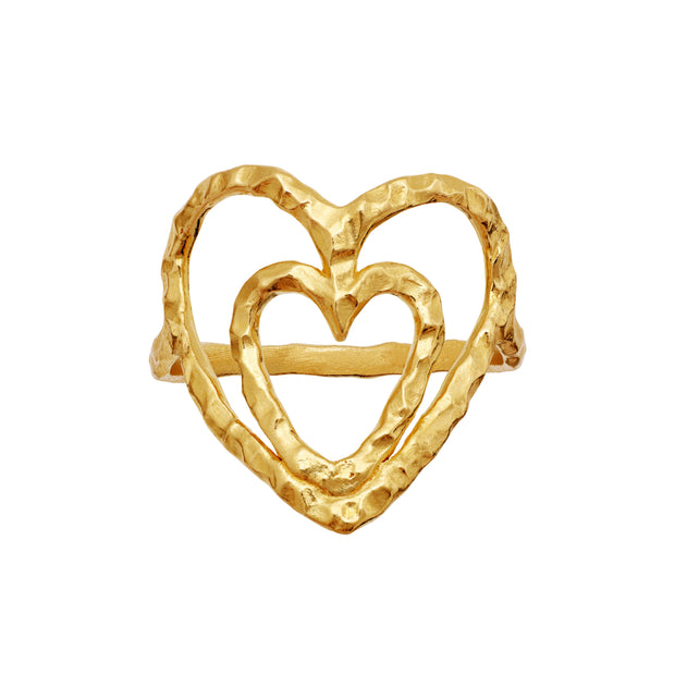 Felicity ring fra Maanesten - Forgyldt