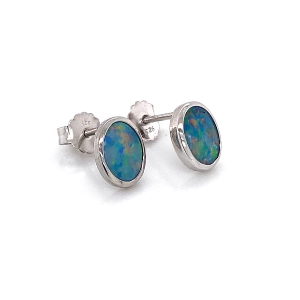 Ørestikker - Doublet opal Se 228