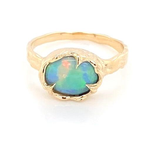 Ring - Solid opal Gr 150