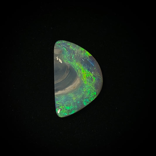 Solid mørk opal - 11254