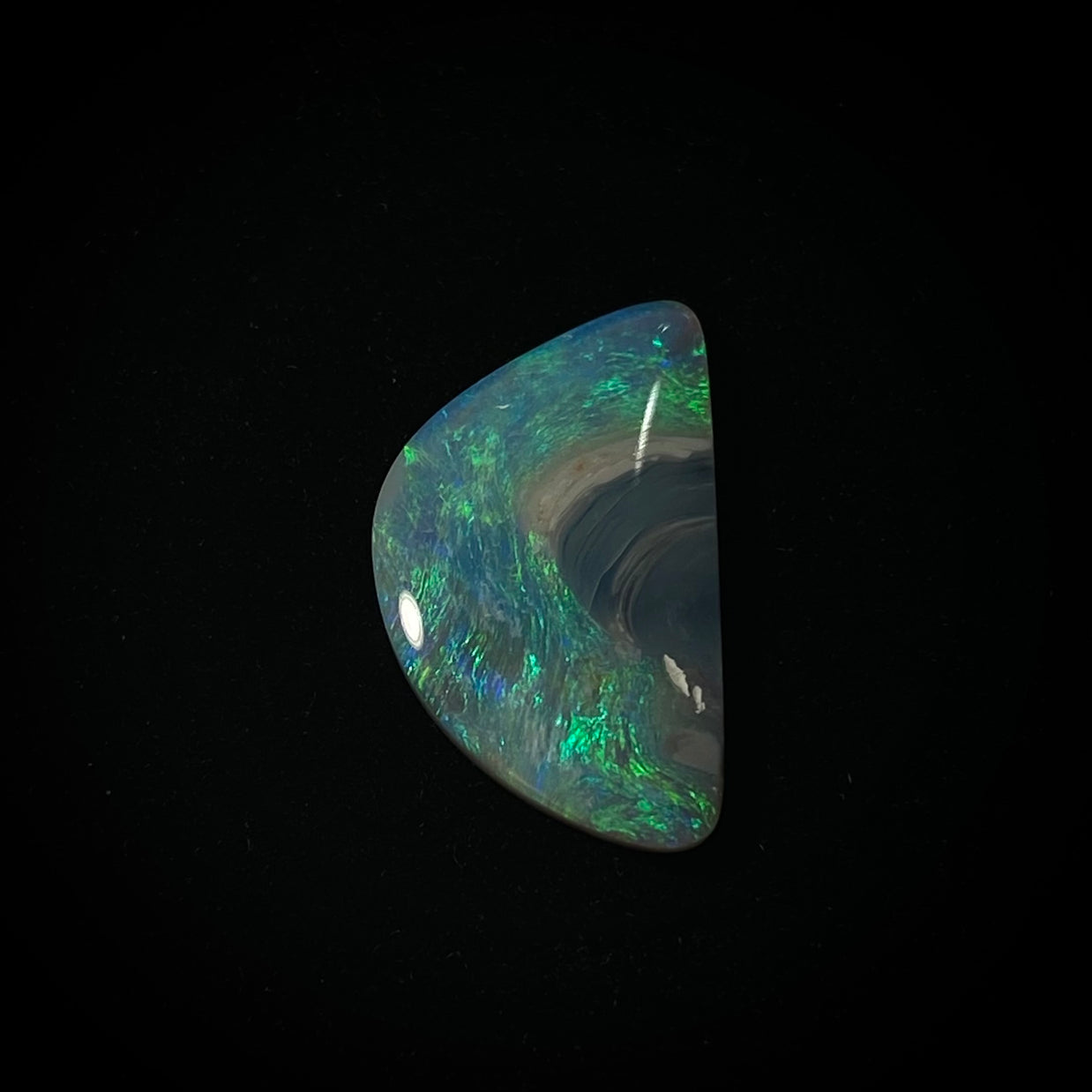 Solid mørk opal - 11254