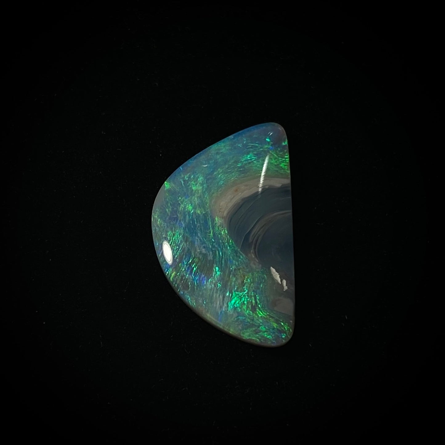 Solid mørk opal - 11254