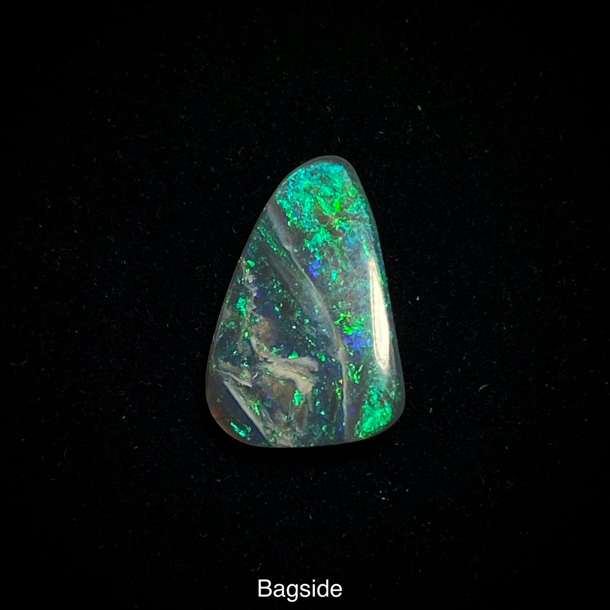 Solid black opal - 11332